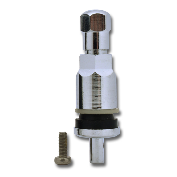TPMS Chrome Replacement Valve for GM - Storage